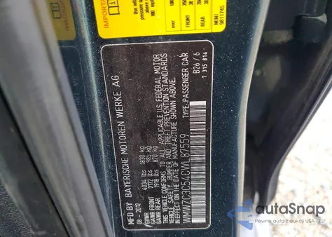 2012 Mini Cooper S Countryman из США, поврежденный, VIN WMWZC3C54CWL87559